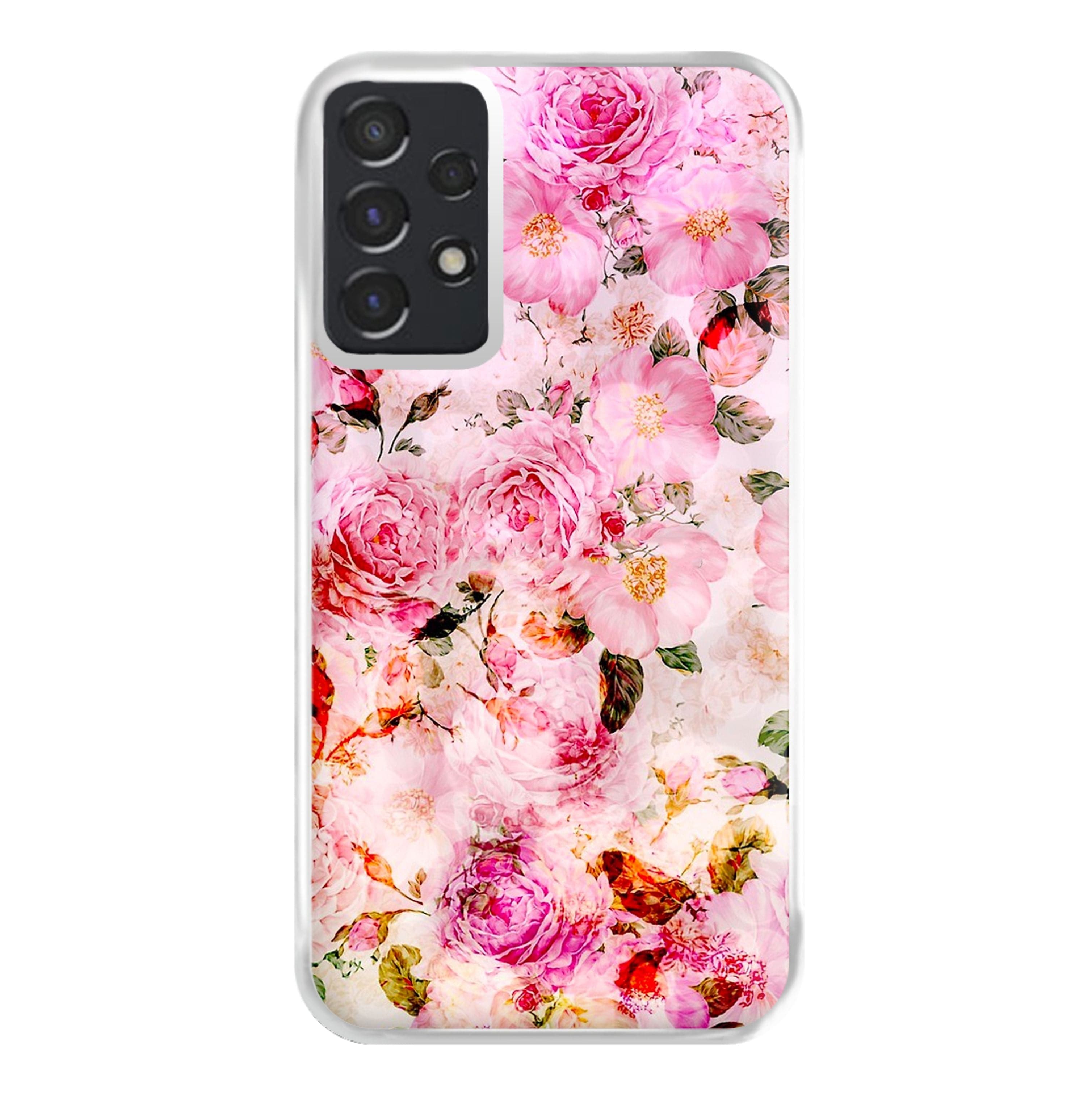 Pretty Pink Chic Floral Pattern Phone Case