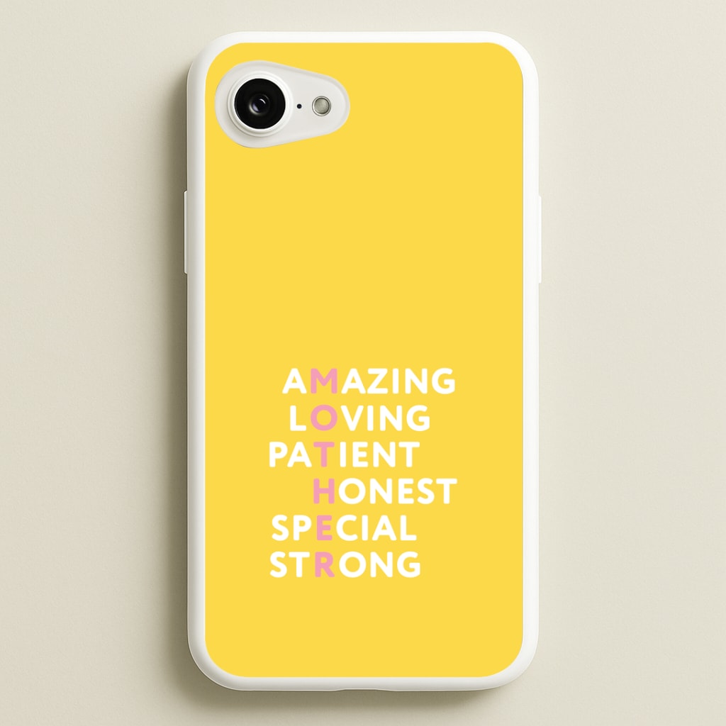 Mother Anagram iPhone 16e Case