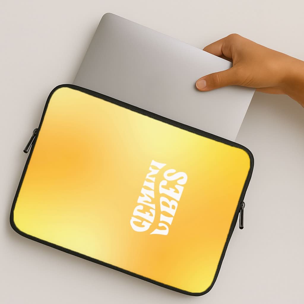 Gemini Vibes Gradient Zodiac MacBook Cover