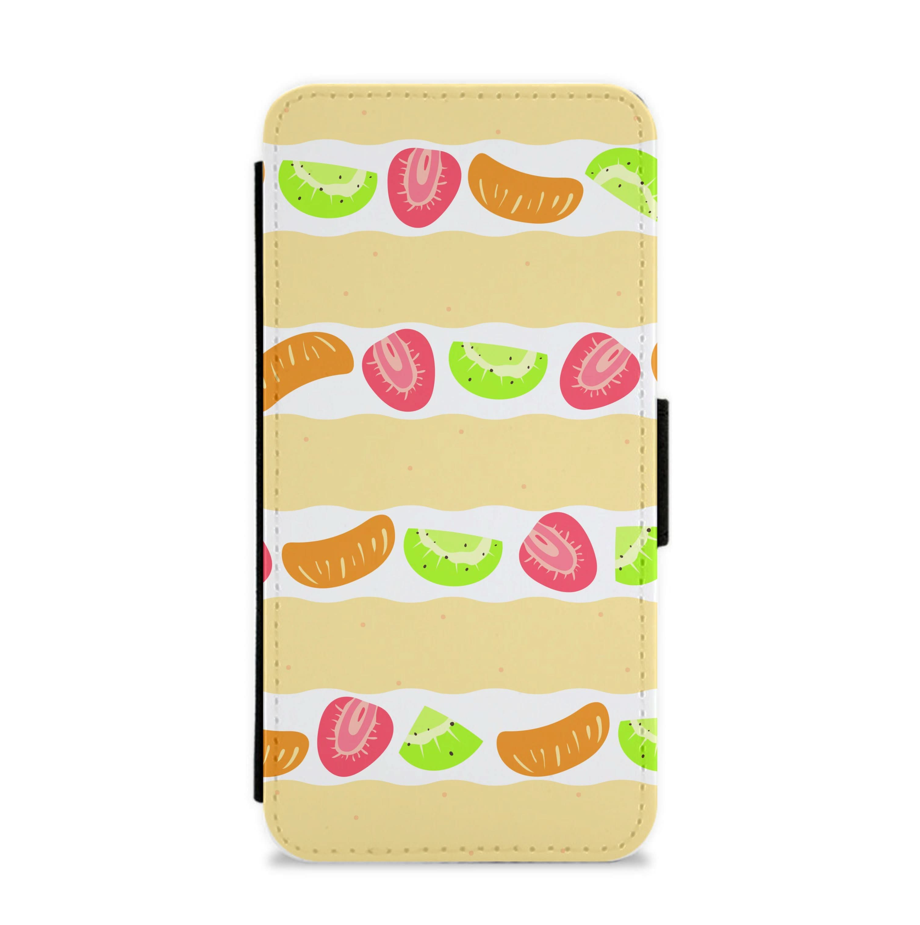 Fruit Sando Pattern Flip / Wallet Phone Case