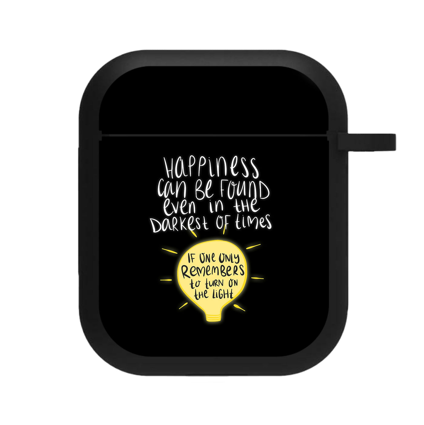 Happiness Can Be Found In The Darkest of Times - Harry Potter AirPods Case