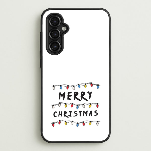 Merry Christmas String Lights Galaxy A14 Case
