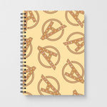 Superhero Team Gingerbread Pattern Notebook