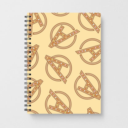 Superhero Team Gingerbread Pattern Notebook