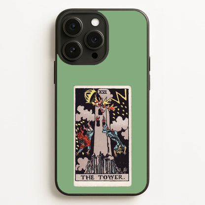 Tarot Card XVI Phone Case for iPhone, Samsung Galaxy and Google Pixel