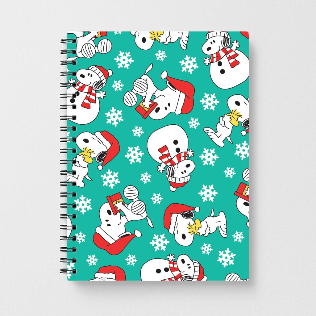 Christmas Cartoon Beagle Pattern Notebook