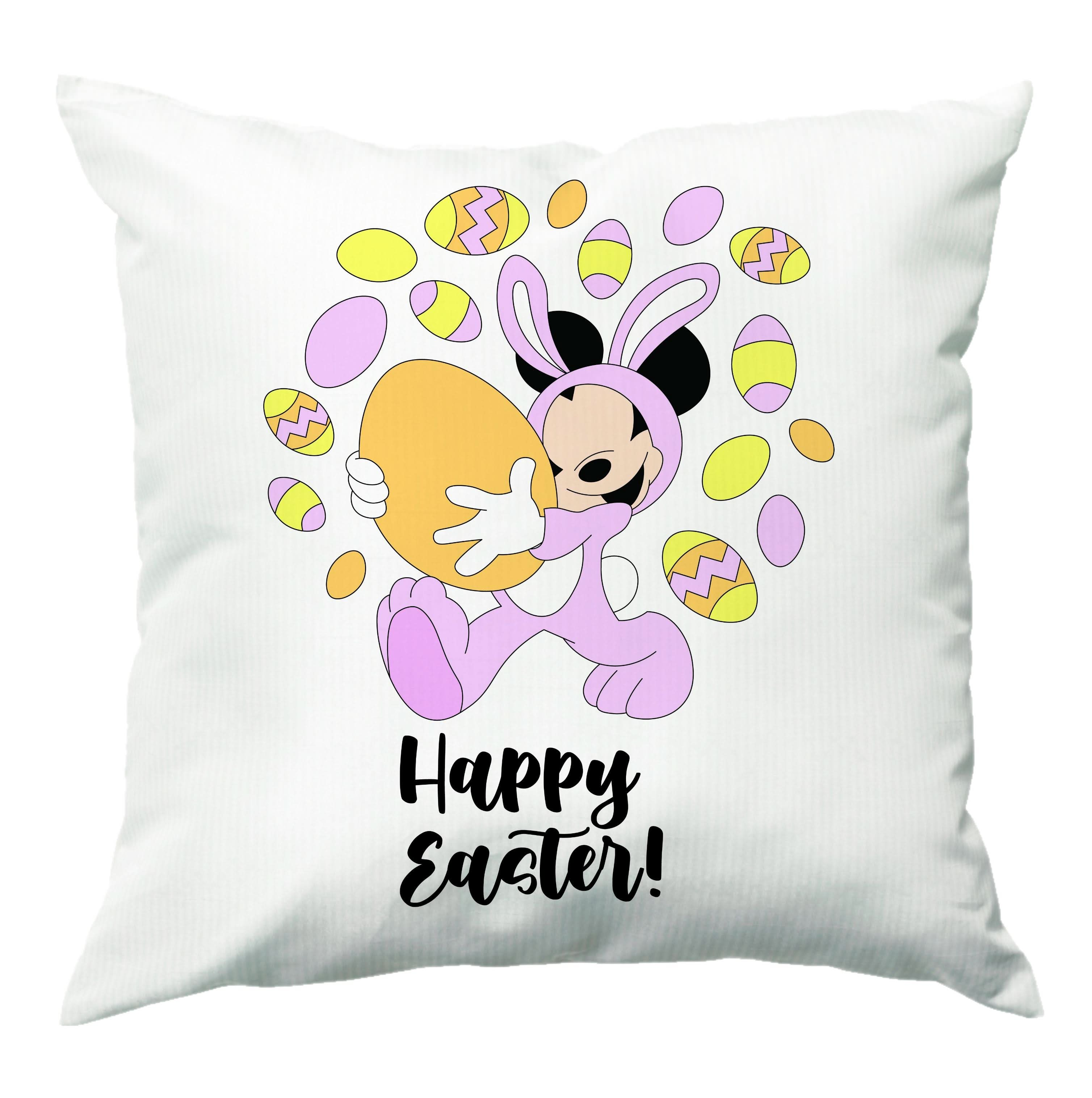 Happy Easter Pink  Cushion