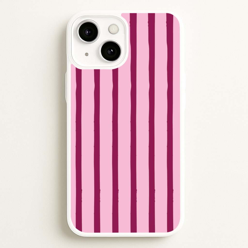 Strawberry Stripes  iPhone 13 Case