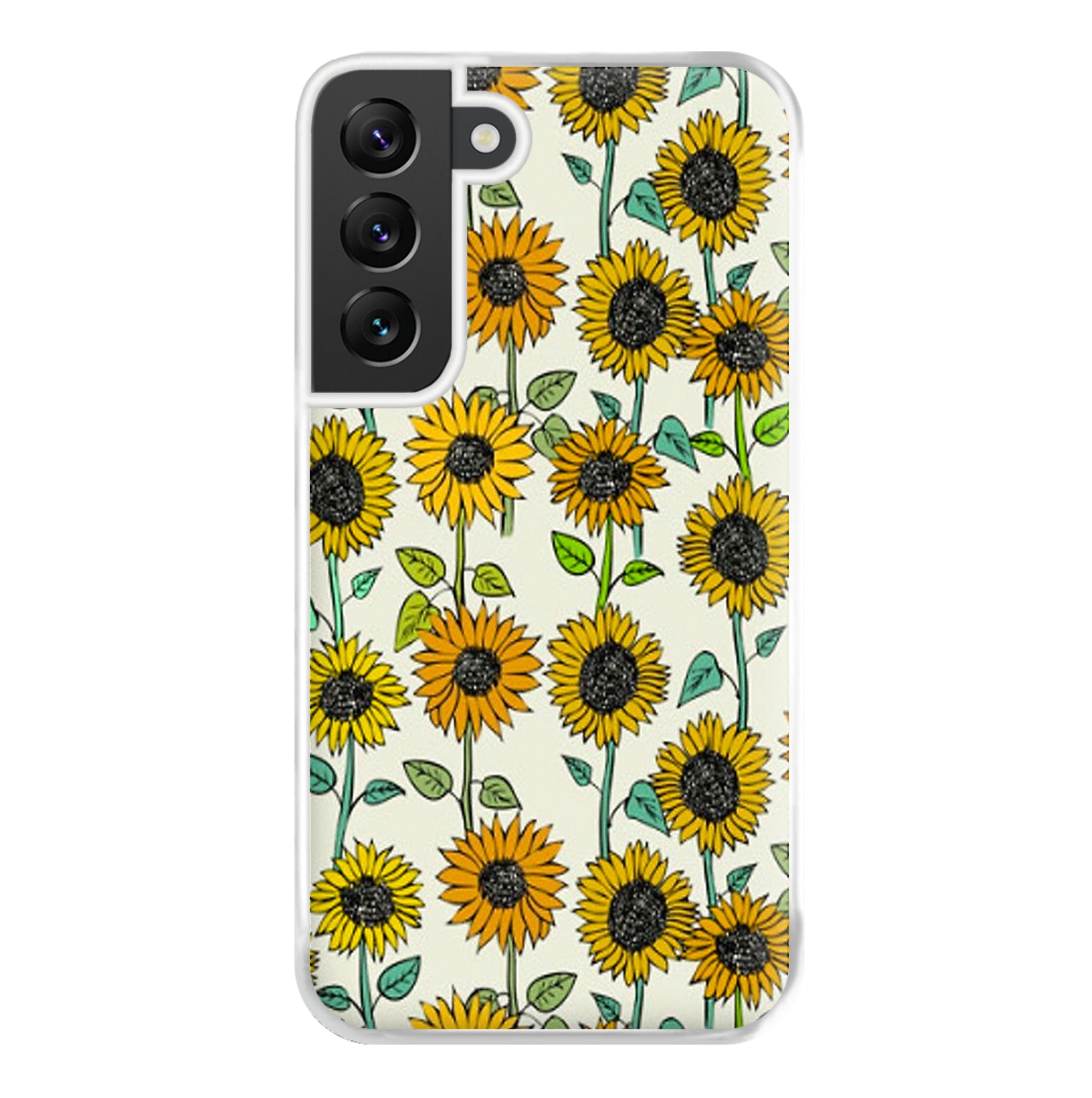 Painted Sunflowers Phone Case