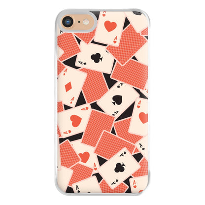Playing Cards Collage Pattern iPhone 6 / 7 / 8 / SE Case