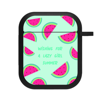 Wishing For A Lazy Girl Summer - Summer AirPods Case