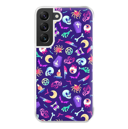 Horroriffic Halloween Pattern Phone Case