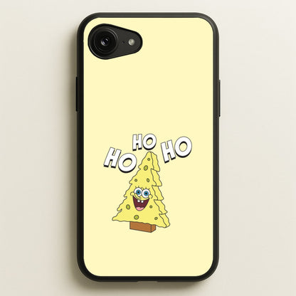 Christmas Tree Cartoon Sponge iPhone 16e Case