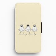 Feeling Spooky Ghosts Flip / Wallet Phone Case 1