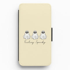 Feeling Spooky Ghosts Flip / Wallet Phone Case