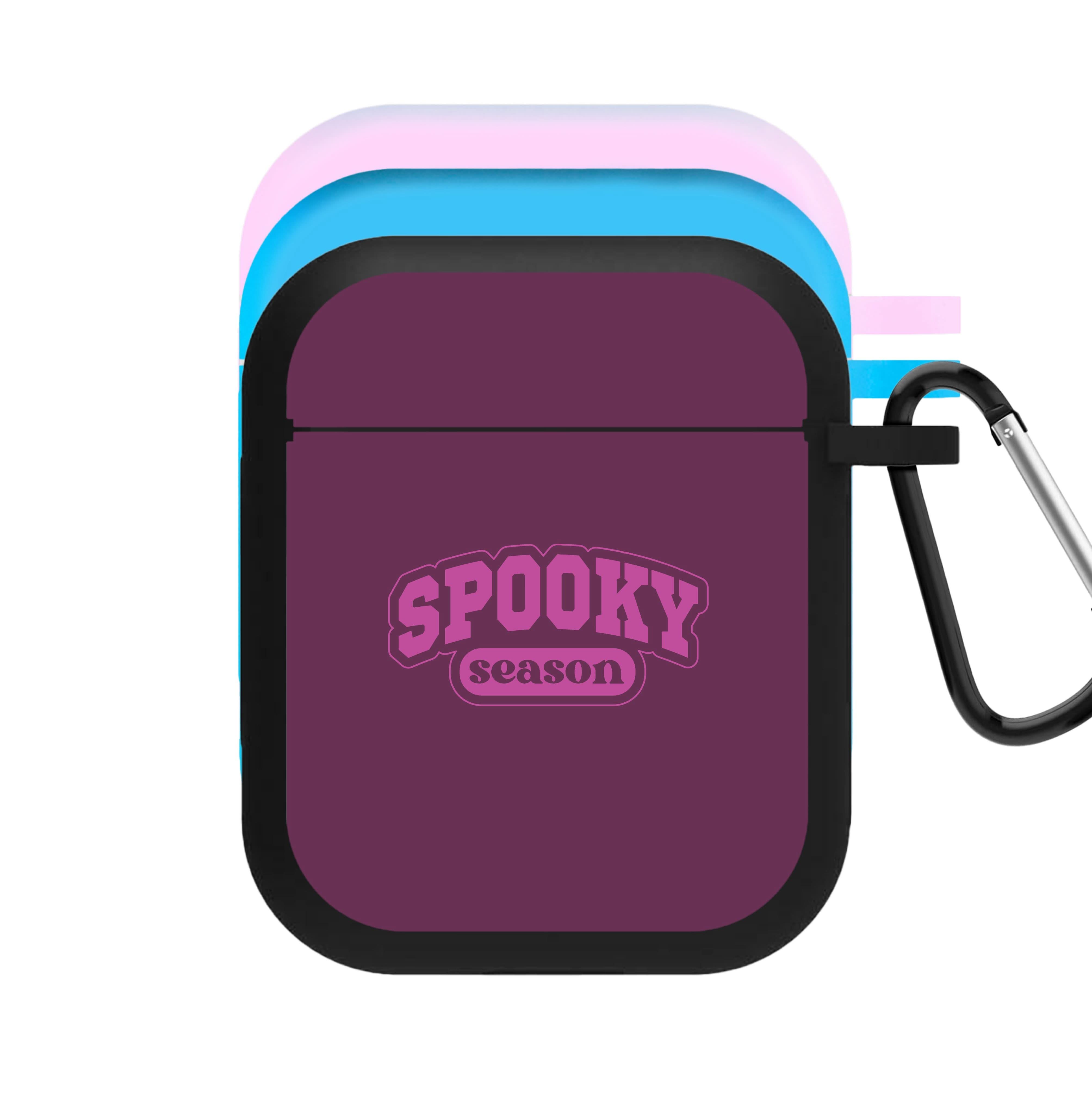Spooky Season Varsity AirPods Case