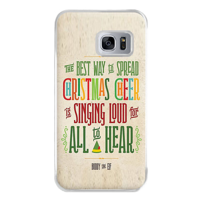 The Best Way To Spead Christmas Cheer - Elf Phone Case