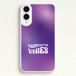 Sagittarius Vibes Gradient Zodiac Galaxy S25 Edge Case