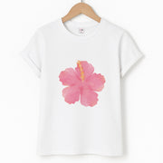 Pink Hibiscus T-Shirt 1