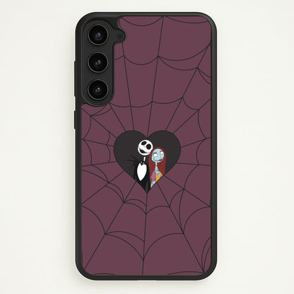 J And S Cobweb Heart Galaxy S23 Case