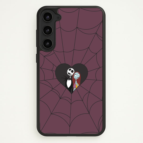 J And S Cobweb Heart Galaxy S23 Case