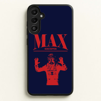 Max Blue And Red Galaxy A34 Case