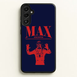 Max Blue And Red Galaxy A36 Case