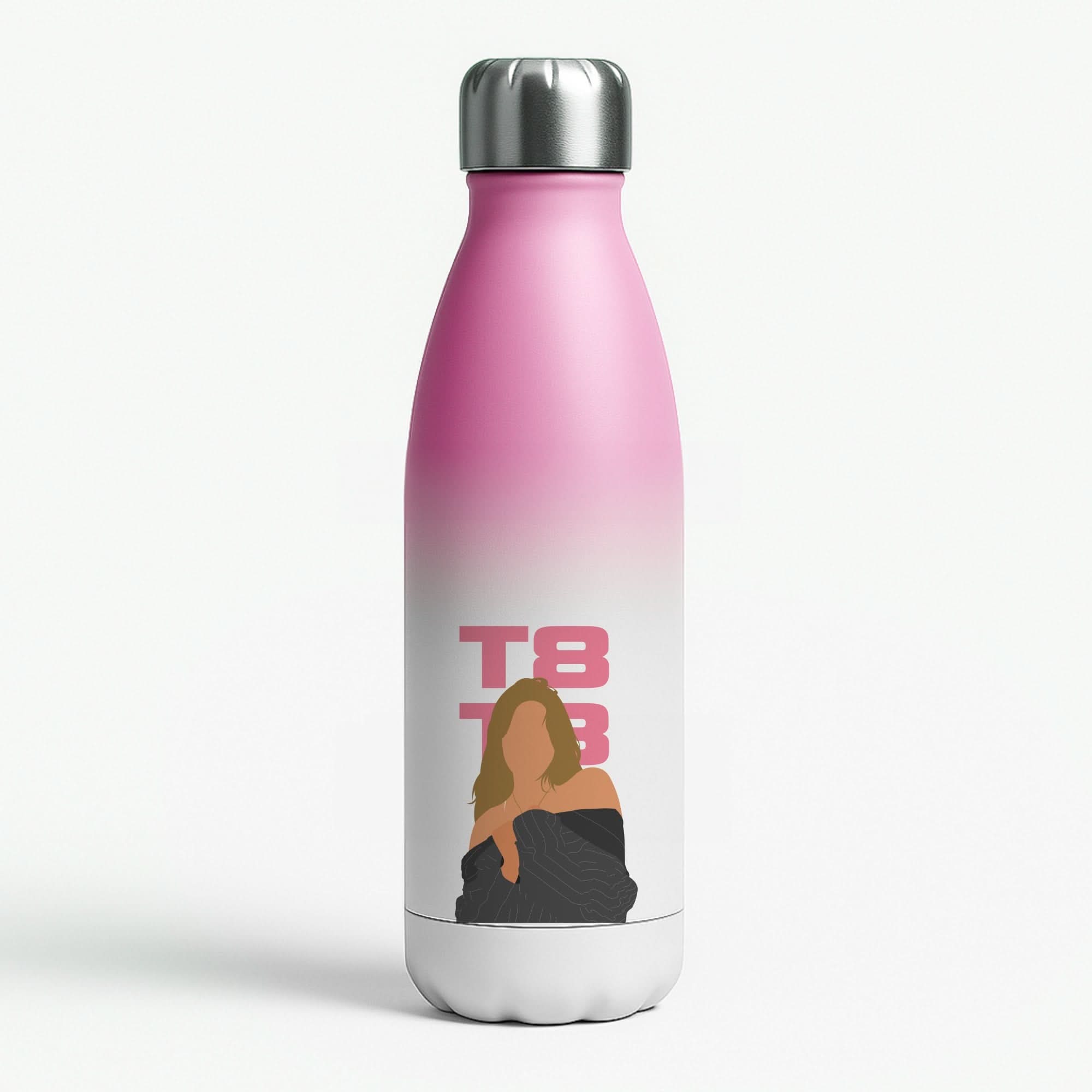 T8 Pink  Pink Water Bottle