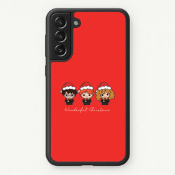 Wizards With Christmas Hats Galaxy S22 Plus Case