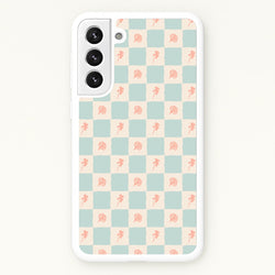 Patchwork Floral Pattern Galaxy S21 Plus Case