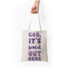 Everything but cases Tote Bags