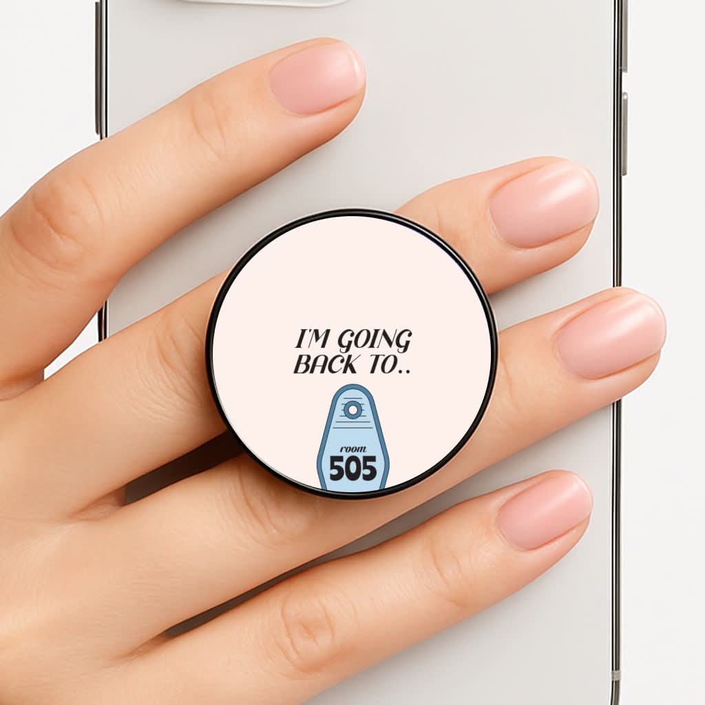 I'm Going Back To 505 Keyring FunGrip