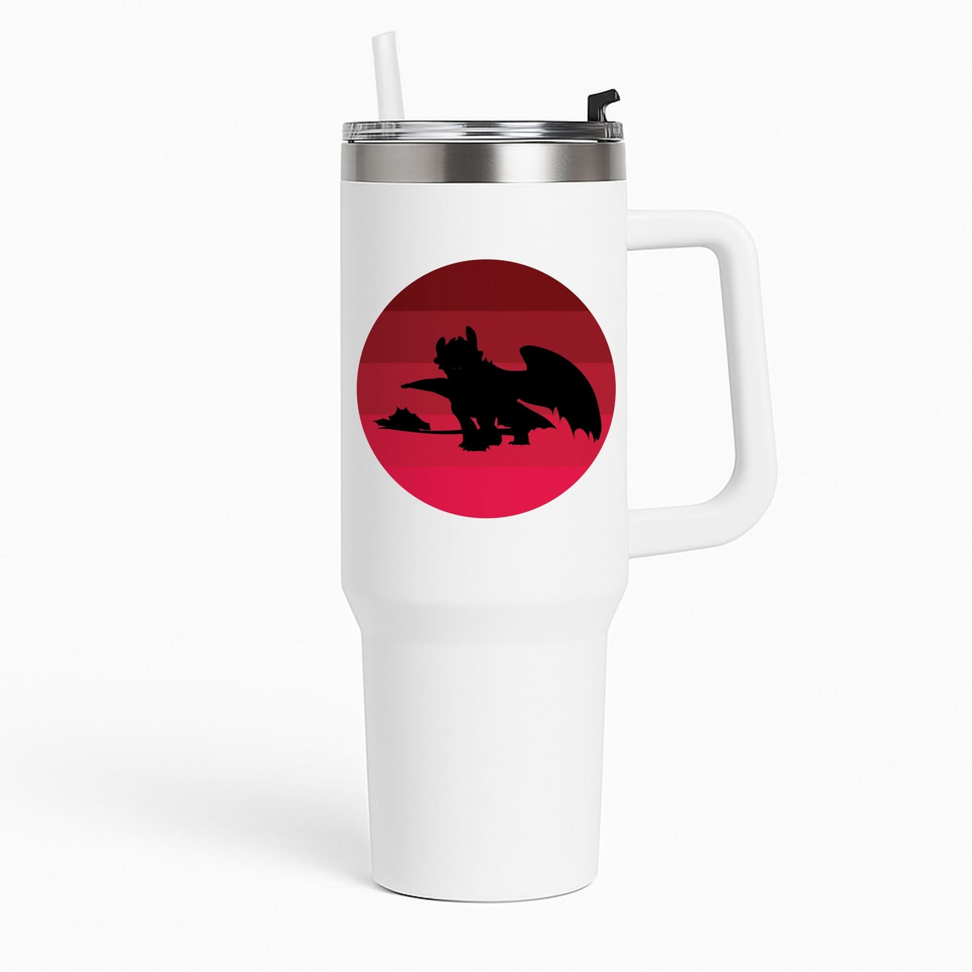 Red Sunset Dragon Tumbler