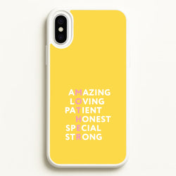 Mother Anagram iPhone XS Max Case
