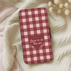 Love Is In The Air Leather Phone Case