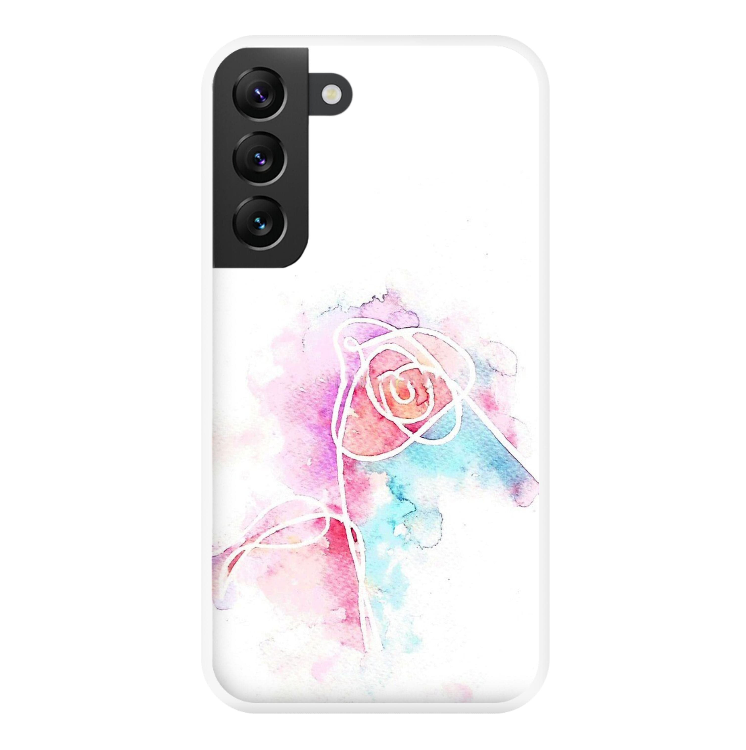 K-Pop Band Love Yourself Watercolour Painting Phone Case