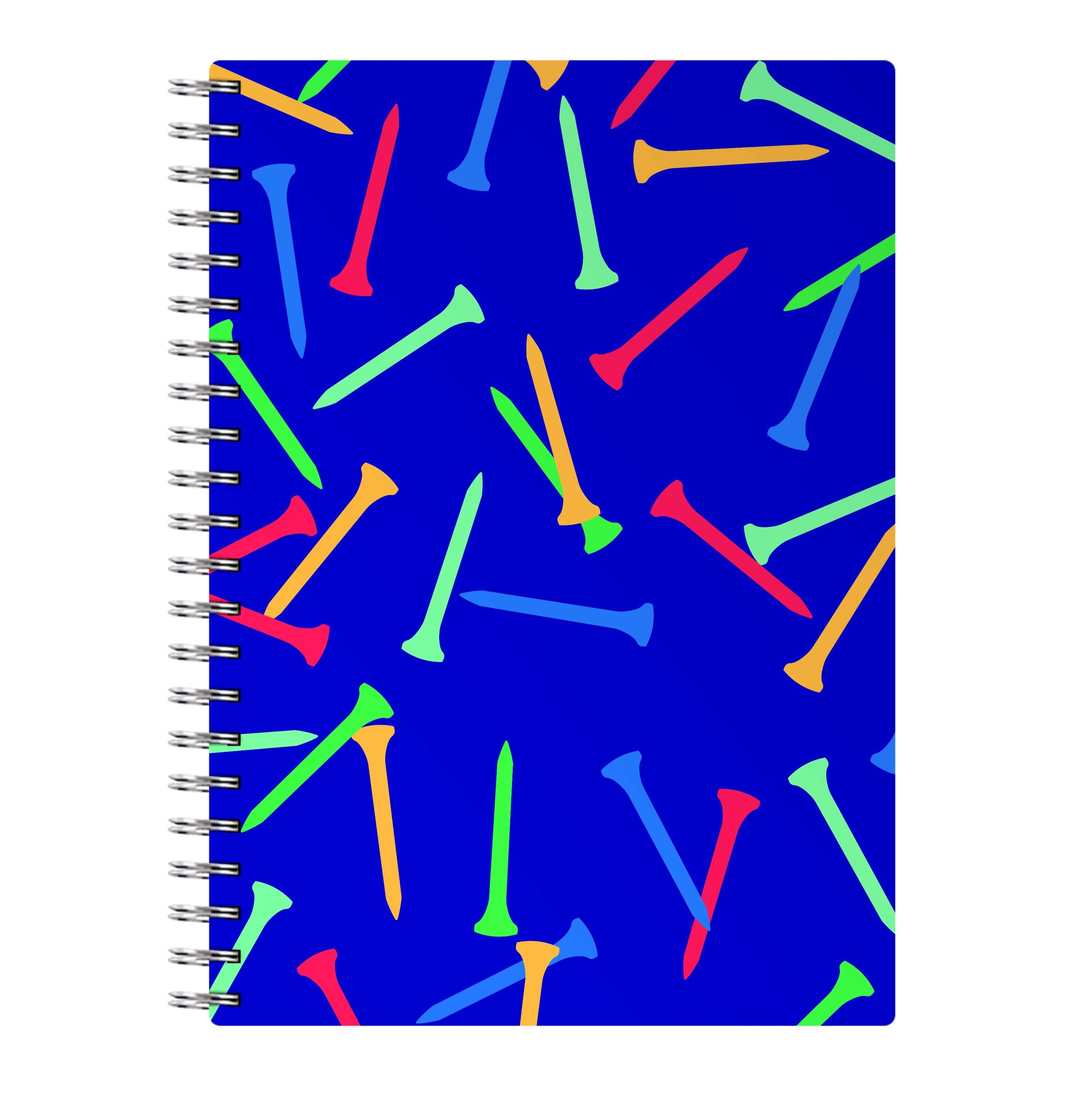 Golf Tees Pattern Notebook