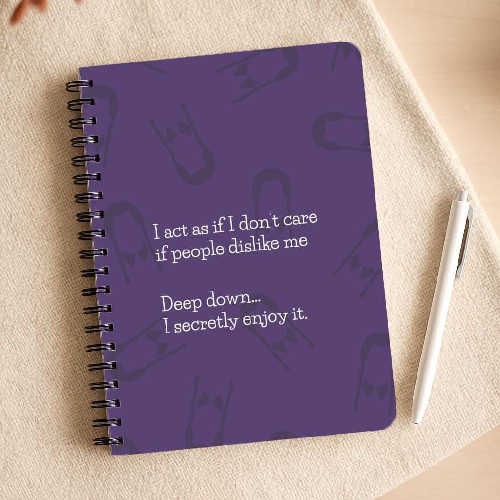 Deep Down.. I Secretly Enjoy It Notepad