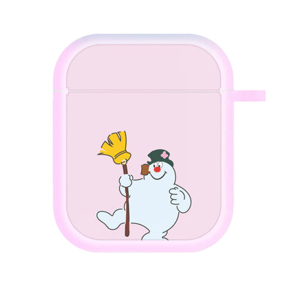 Broom - Snowman AirPods Case