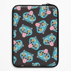 Demon Cat Pattern Universal Laptop Sleeve