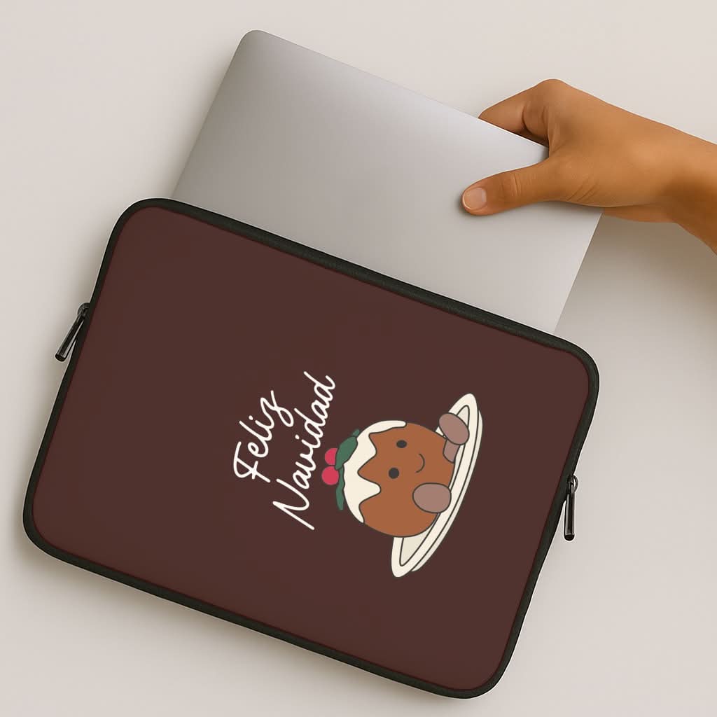 Christmas Pudding Plush MacBook Cover