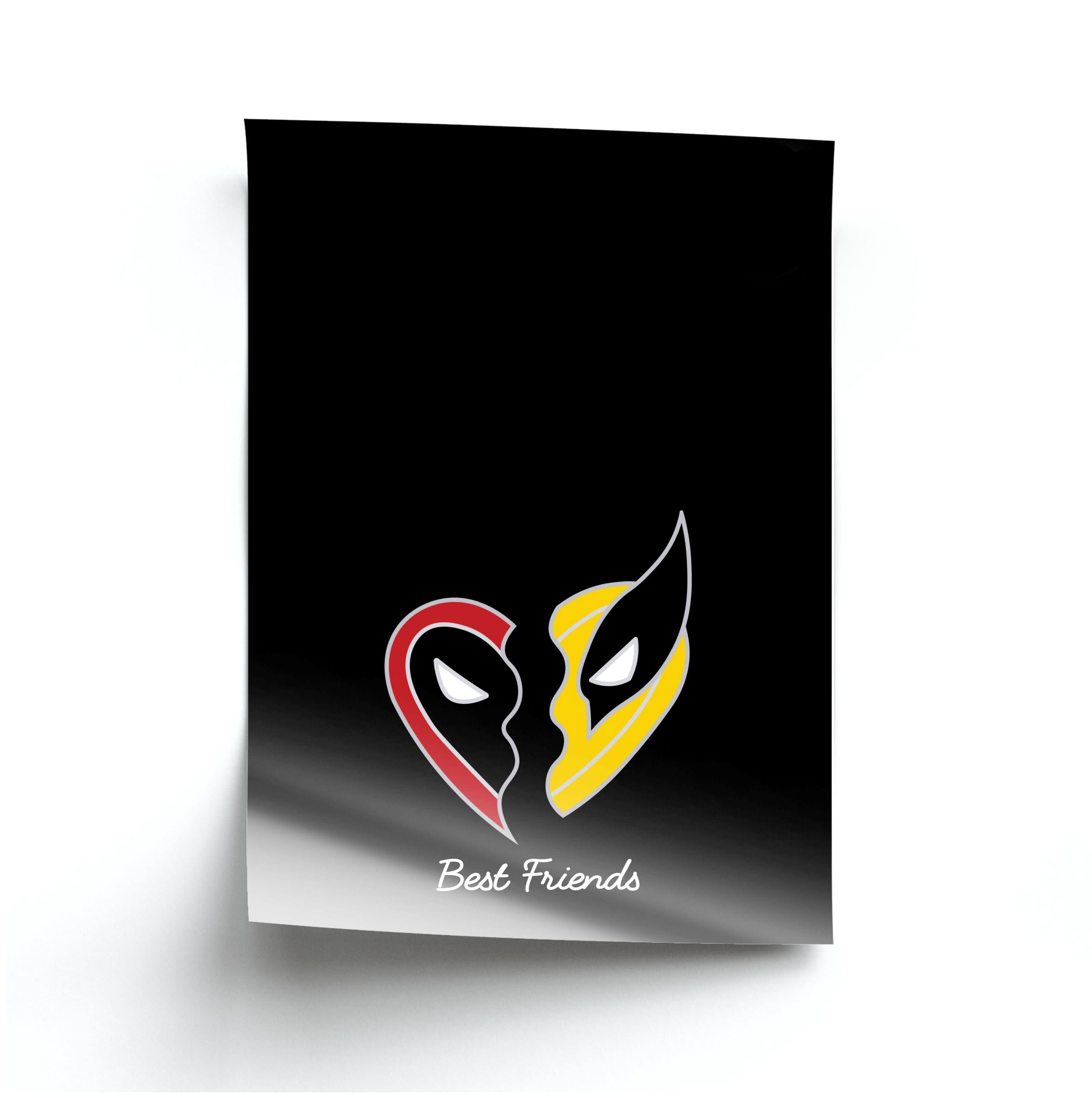 Superhero Best Friends Locket Poster