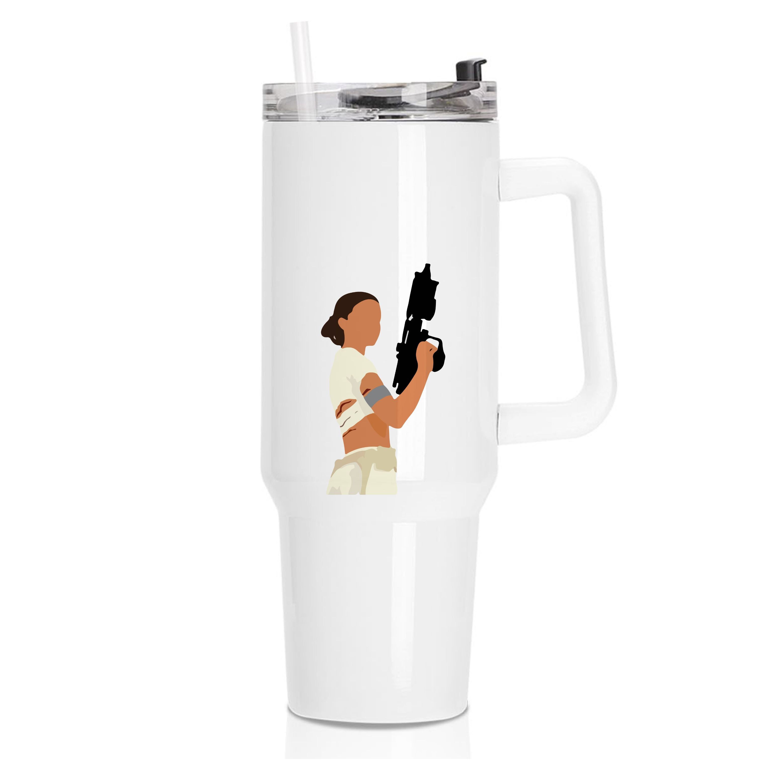 Leia With Gun Tumbler