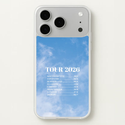 Band Tour 2026 iPhone 17 Pro Max Case