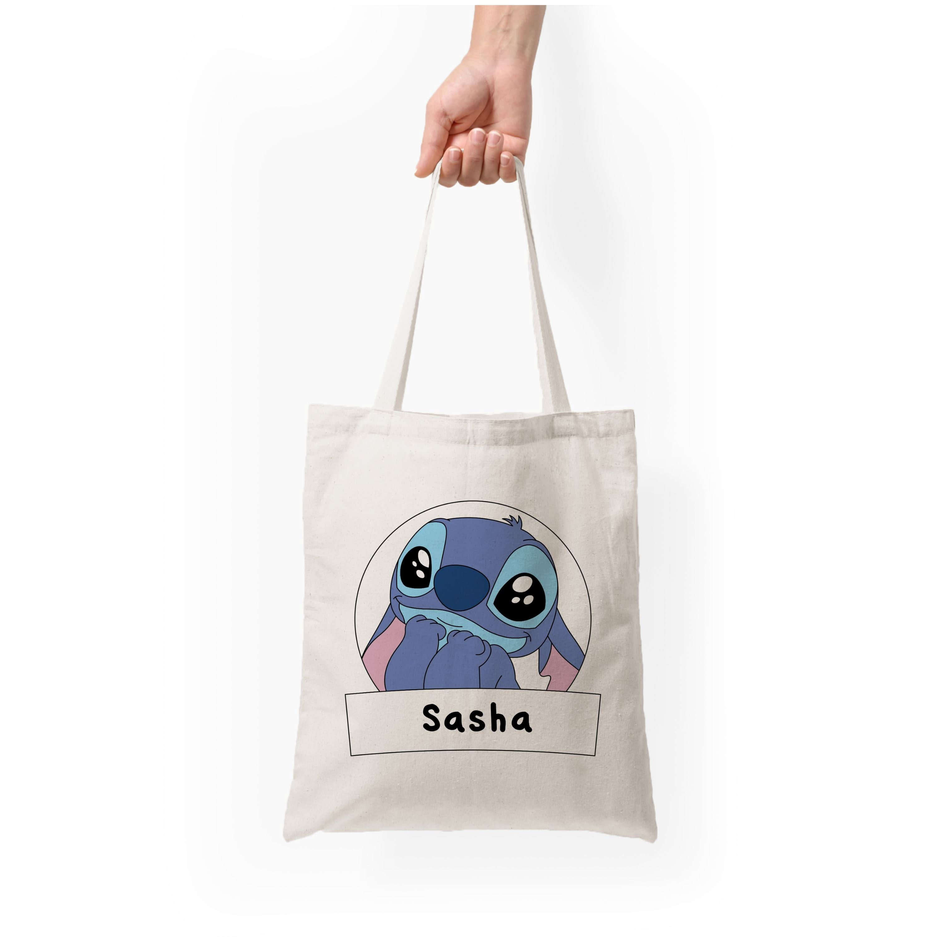 Personalised Cute Blue Alien Tote Bag