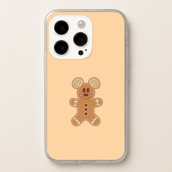 Cartoon Mouse Gingerbread iPhone 14 Pro Case