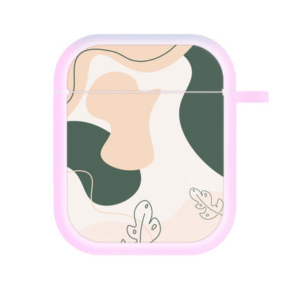 Abstract Leafs - Floral AirPods Case