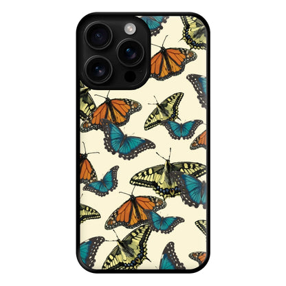 Butterfly Assortment Pattern iPhone 16 Pro Max Case