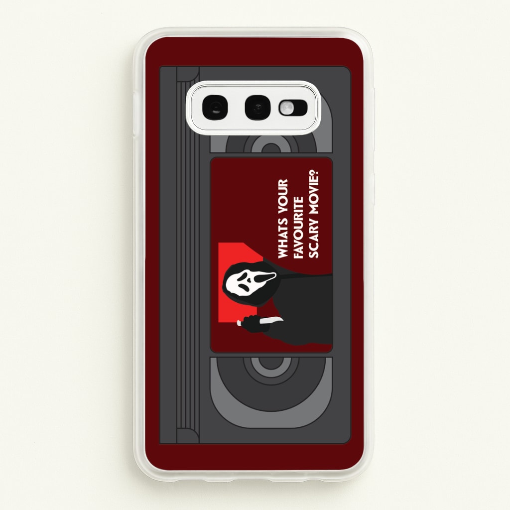 Horror Movie 7 VHS Tape Galaxy S10e Case