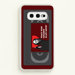 Horror Movie 7 VHS Tape Galaxy S10e Case